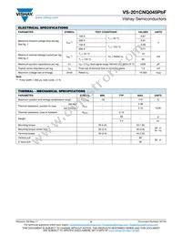 VS-201CNQ045PBF Datasheet Page 2