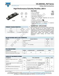 VS-209CNQ135PBF Datasheet Cover