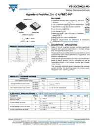 VS-20CDH02-M3/I Datasheet Cover