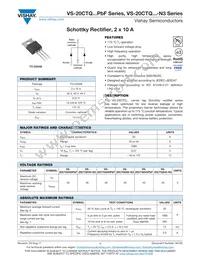 VS-20CTQ045-N3 Datasheet Cover