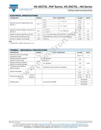 VS-20CTQ045-N3 Datasheet Page 2