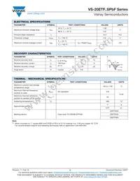 VS-20ETF06STRLPBF Datasheet Page 2