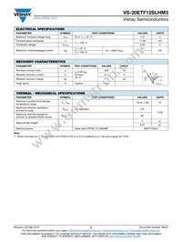 VS-20ETF12SLHM3 Datasheet Page 2