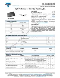 VS-20MQ040-M3/5AT Datasheet Cover