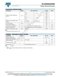 VS-20MQ040HM3/5AT Datasheet Page 2