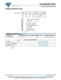 VS-20MQ040NPBF Datasheet Page 4