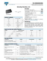 VS-20MQ060HM3/5AT Datasheet Cover