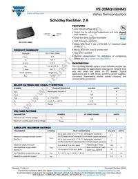 VS-20MQ100HM3/5AT Datasheet Cover