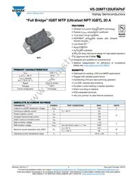 VS-20MT120UFAPBF Datasheet Cover