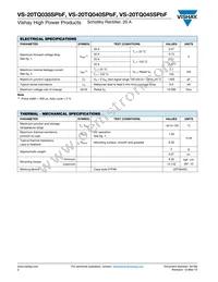 VS-20TQ040SPBF Datasheet Page 2