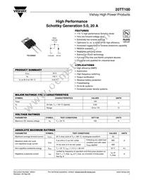 VS-20TT100 Datasheet Cover