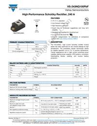 VS-243NQ100PBF Datasheet Cover