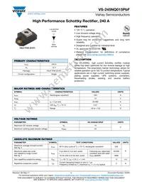 VS-245NQ015PBF Datasheet Cover