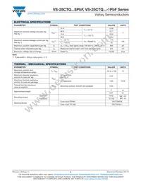 VS-25CTQ040SPBF Datasheet Page 2