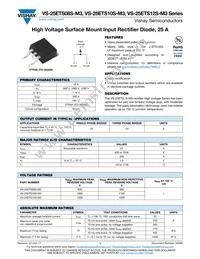 VS-25ETS12STRR-M3 Datasheet Cover