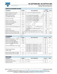 VS-25TTS08-M3 Datasheet Page 2