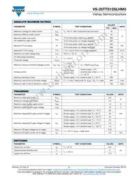 VS-25TTS12SLHM3 Datasheet Page 2