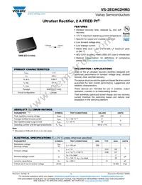 VS-2EGH02HM3/5BT Datasheet Cover