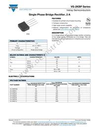 VS-2KBP005 Datasheet Cover