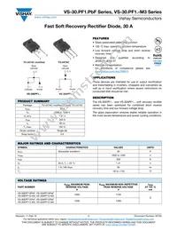 VS-30APF12PBF Datasheet Cover