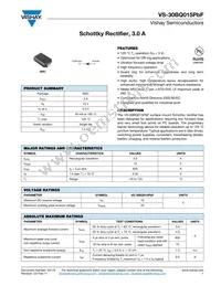 VS-30BQ015PBF Datasheet Cover