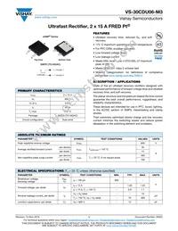 VS-30CDU06-M3/I Datasheet Cover