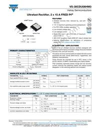 VS-30CDU06HM3/I Datasheet Cover