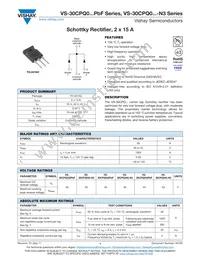 VS-30CPQ045PBF Datasheet Cover