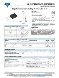 VS-30CPQ050-N3 Datasheet Cover