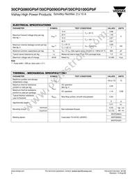 VS-30CPQ100GPBF Datasheet Page 2