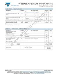 VS-30CTQ040-N3 Datasheet Page 2
