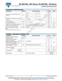 VS-30CTQ050-N3 Datasheet Page 2