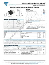 VS-30CTQ060-M3 Datasheet Cover