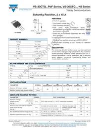 VS-30CTQ100-N3 Datasheet Cover