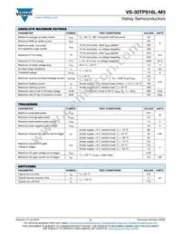VS-30TPS16L-M3 Datasheet Page 2