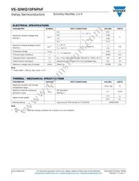 VS-30WQ10FNTRPBF Datasheet Page 2