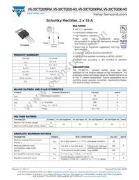 VS-32CTQ030-N3 Datasheet Cover