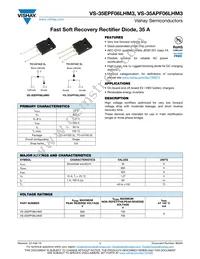 VS-35APF06LHM3 Datasheet Cover