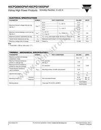 VS-40CPQ100GPBF Datasheet Page 2