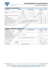 VS-40CTQ045-N3 Datasheet Page 2
