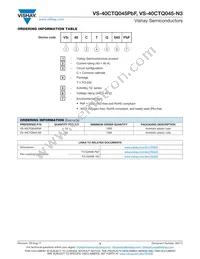 VS-40CTQ045-N3 Datasheet Page 5