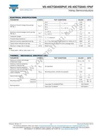 VS-40CTQ045STRLPBF Datasheet Page 2