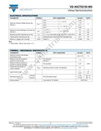 VS-40CTQ150-M3 Datasheet Page 2
