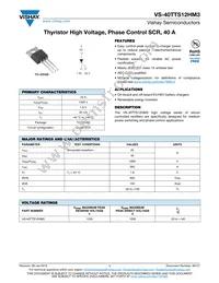 VS-40TTS12HM3 Datasheet Cover