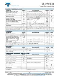 VS-40TTS12PBF Datasheet Page 2