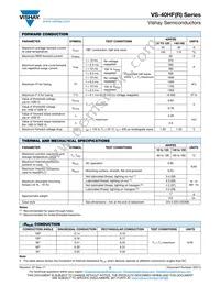 VS-41HFR160M Datasheet Page 2
