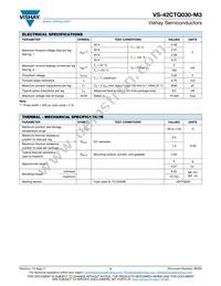 VS-42CTQ030-M3 Datasheet Page 2