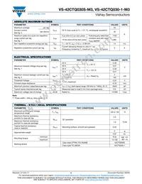 VS-42CTQ030STRR-M3 Datasheet Page 2