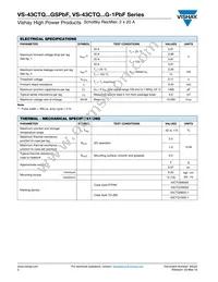VS-43CTQ100GSPBF Datasheet Page 2