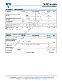 VS-43CTQ100HN3 Datasheet Page 2